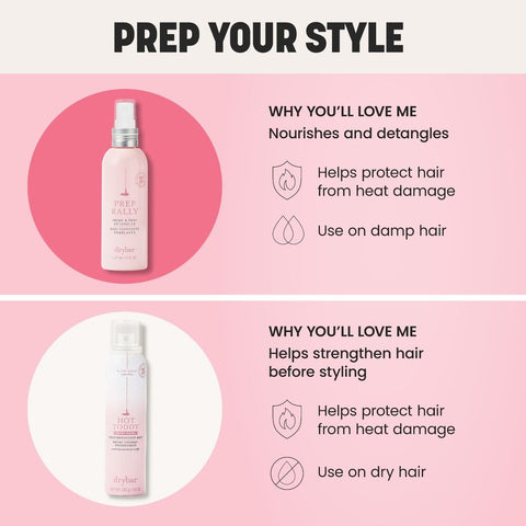 Drybar Prep Rally Prime & Prep Detangler
