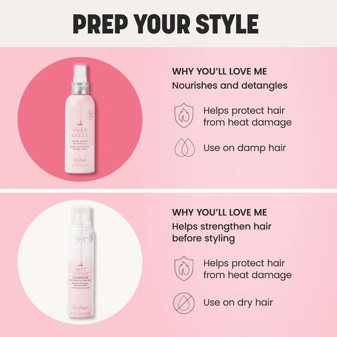 Drybar Prep Rally Prime & Prep Detangler